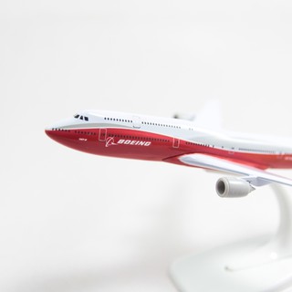 Mô hình máy bay Intercontinental Boeing B747 Orange 20cm Everfly