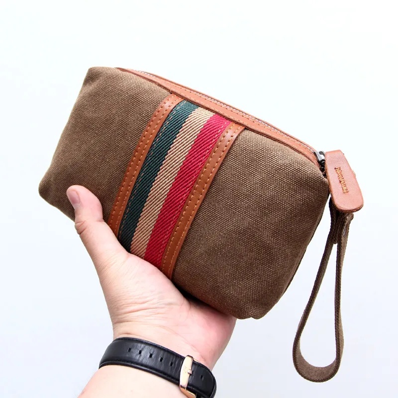 Ví Vải canvas Cầm Tay Thời Trang Cho Nam 512