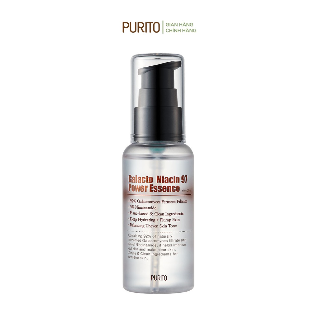 Tinh chất làm sáng da PURITO Galacto Niacin 97 Power Essence 60ml