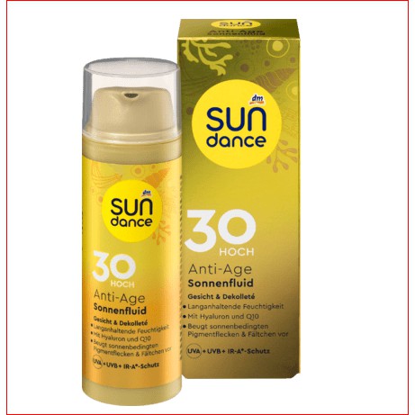 Kem chống nắng Sundance spf 30 Anti- Age