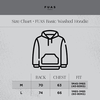 Áo Hoodie FUAS BASIC WASHED HOODIE