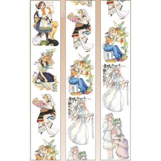 Băng dính Washi tape thiếu nữ nơi thị trấn