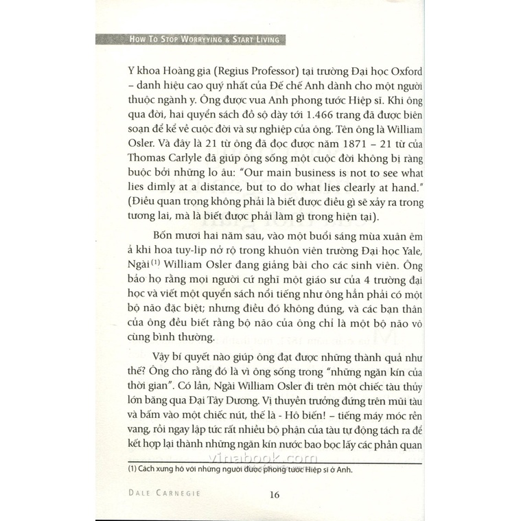 Sách - Quẳng Gánh Lo Đi Và Vui Sống - Bìa Cứng - Dale Carnegie - FN
