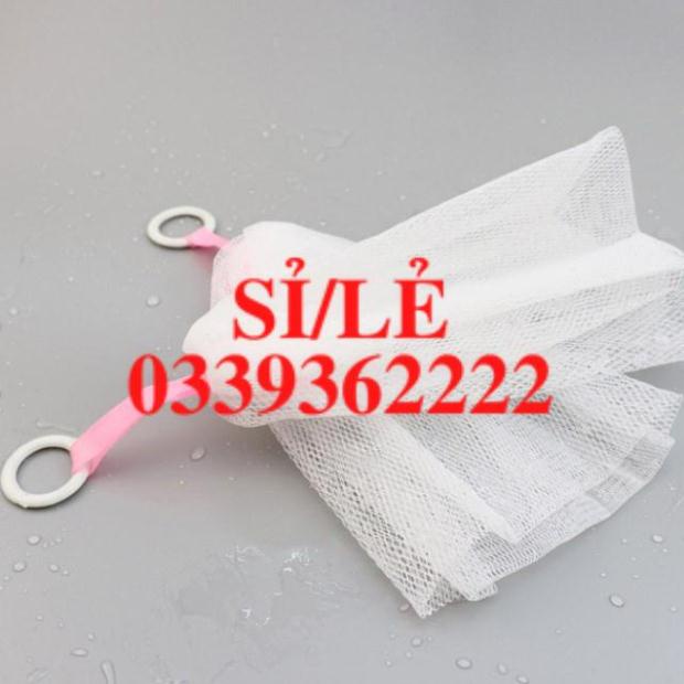 [ HAIANHSHOP ] Túi lưới tạo bọt xà bông - Túi đựng xà bông tắm tạo bọt có móc treo  Duashop &gt;