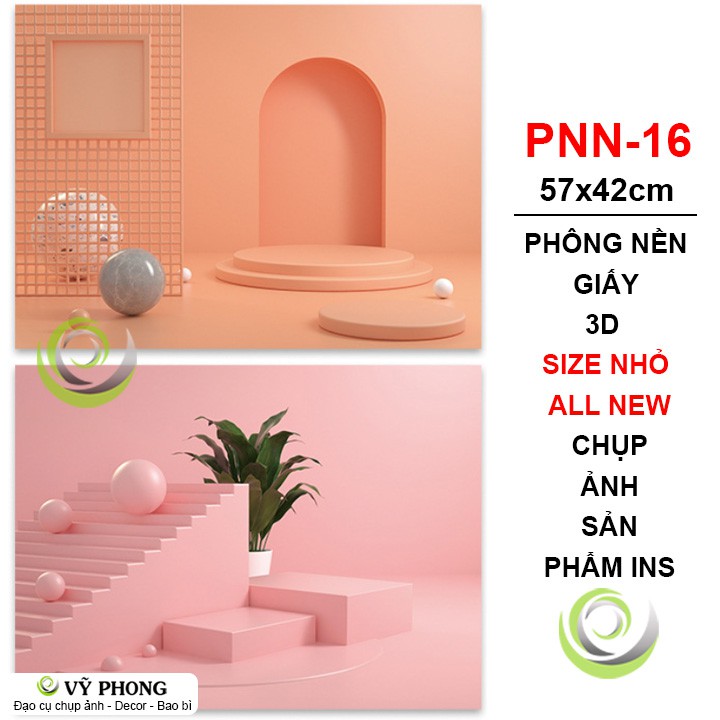 PHÔNG NỀN GIẤY 3D SIZE 57x42CM 2 MẶT ALL NEW TRANG TRÍ CHỤP HÌNH PHỤ KIỆN MỸ PHẨM THỨC ĂN ĐẠO CỤ CHỤP ẢNH INS PNN-16