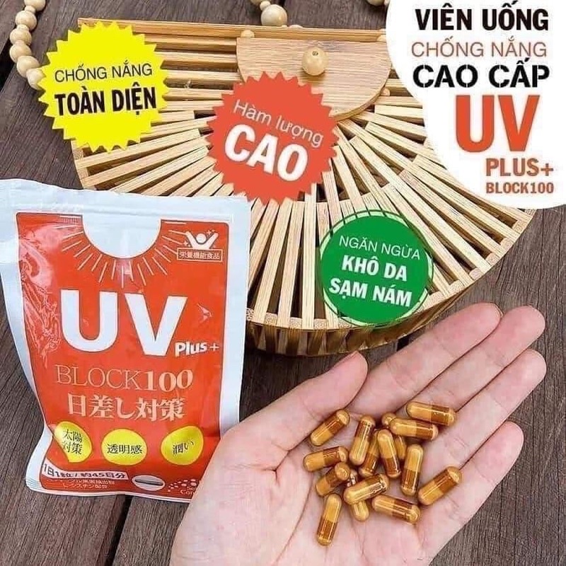 Viên uống chống nắng UV Crare Plus Fine Japan Nhật Bản 30 viên - Kháng tia UV - Chống lão hoá - Chống cháy nắng hiệu quả