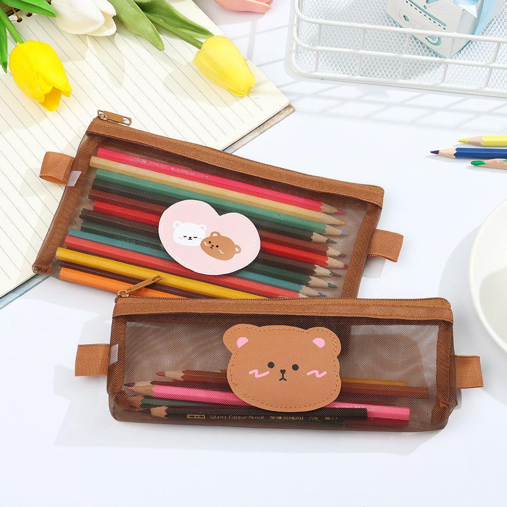 UUMIR Túi Lưới Đựng Bút Dễ Thương