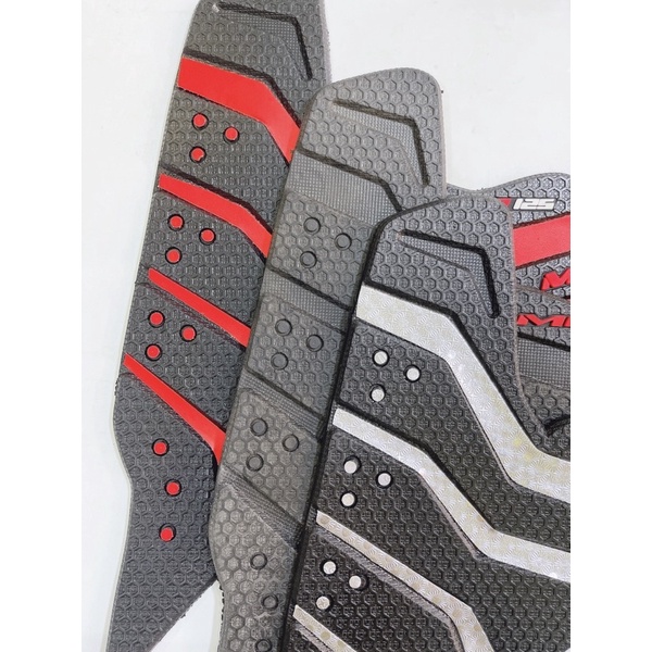 Thảm để chân xe Mio125 M3 mẫu sọc indo, thảm lót sàn Mio dày dặn vừa khít với xe