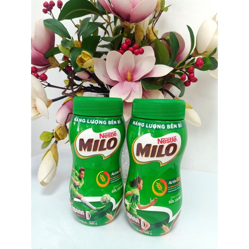 Nestle MILO Hủ ActivGo Bột Thức Uống Dinh Dưỡng Từ Lúa Mạch 400g