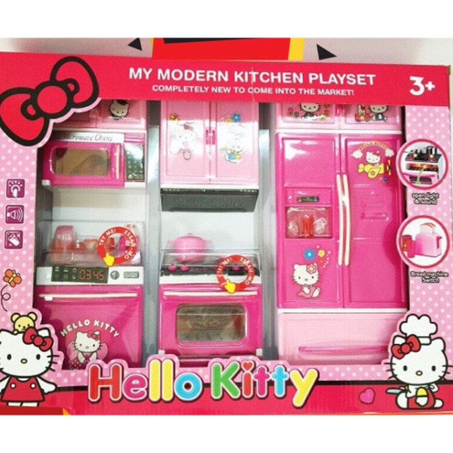 Hộp đồ chơi nhà bếp tí hon Hello Kitty