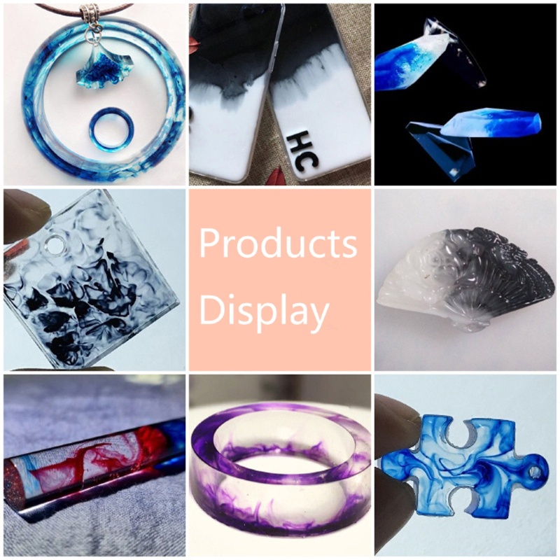 Bảng Màu 15 Màu Sắc Epoxy Resin Dạng Lỏng Dùng Để Nhuộm Màu Trang Sức