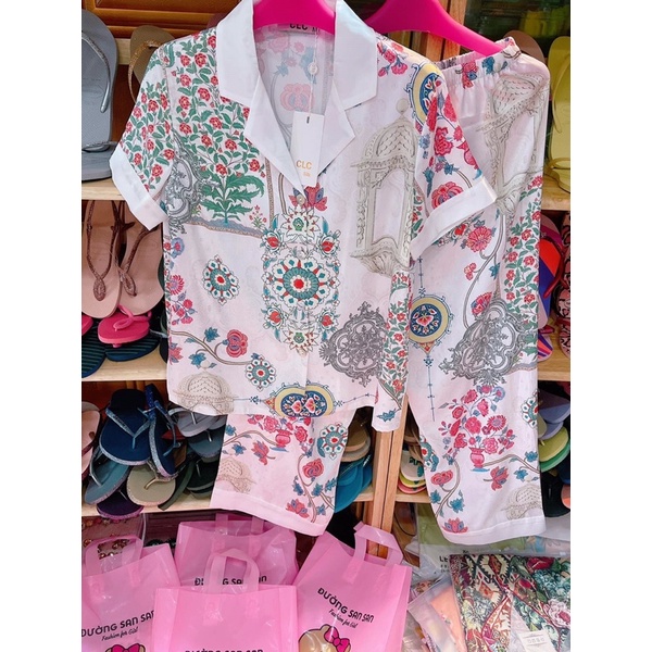 PIJAMA LỤA CLC LIÊU HOA CCQC