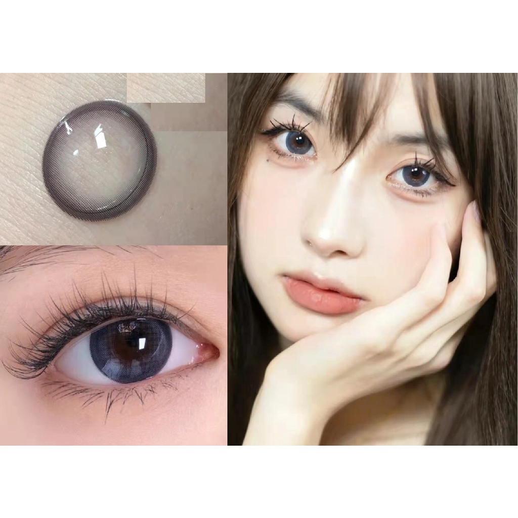 (22.Feb.8) Kính Áp Suất Lớn 14.50mm (Grade 0-8.00), Lens Liên Hệ Hàng Năm (Xanh Lam)