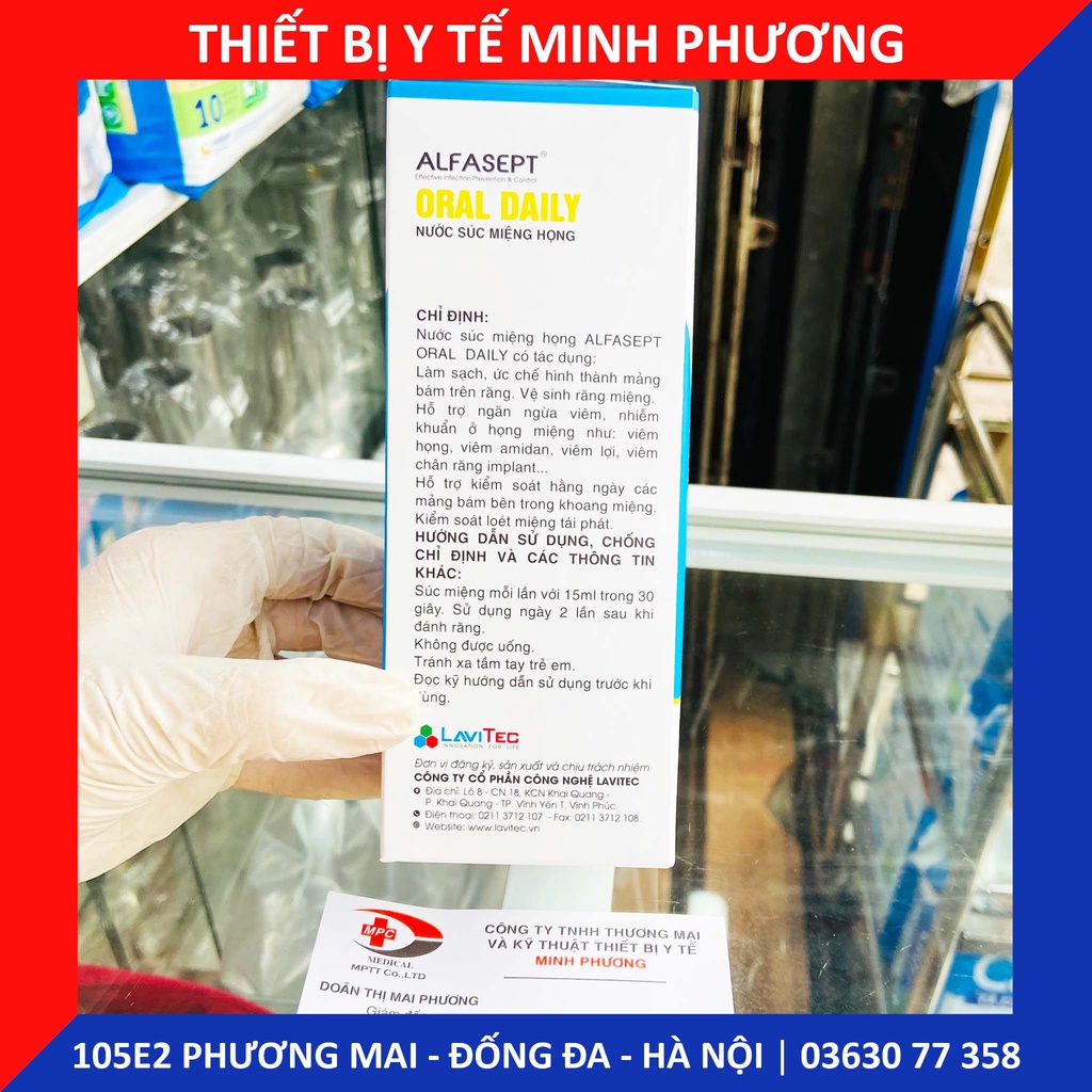 Nước súc miệng ALFASEPT ORAL DAILY