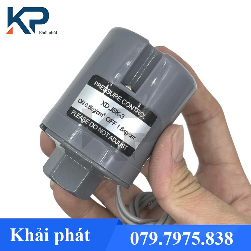 Rơ le áp lực máy bơm nước- công tắc áp suất tròn