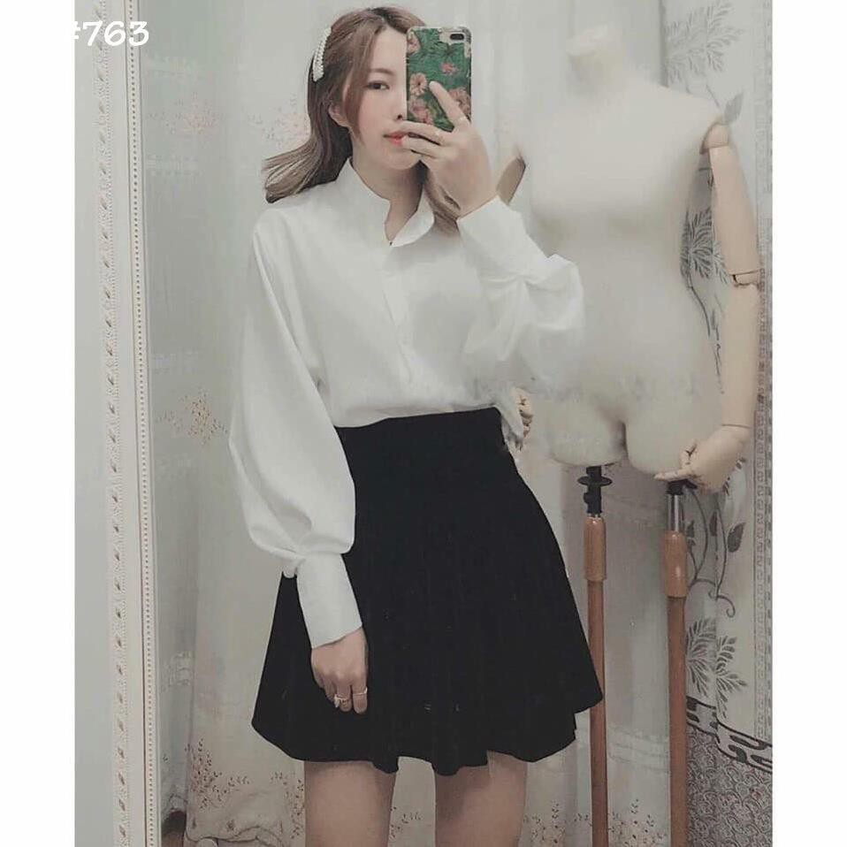 Đầm Nữ, Áo sơ mi nữ siêu xinh mặc công sở chất đũi đẹp nhiều màu V | BigBuy360 - bigbuy360.vn