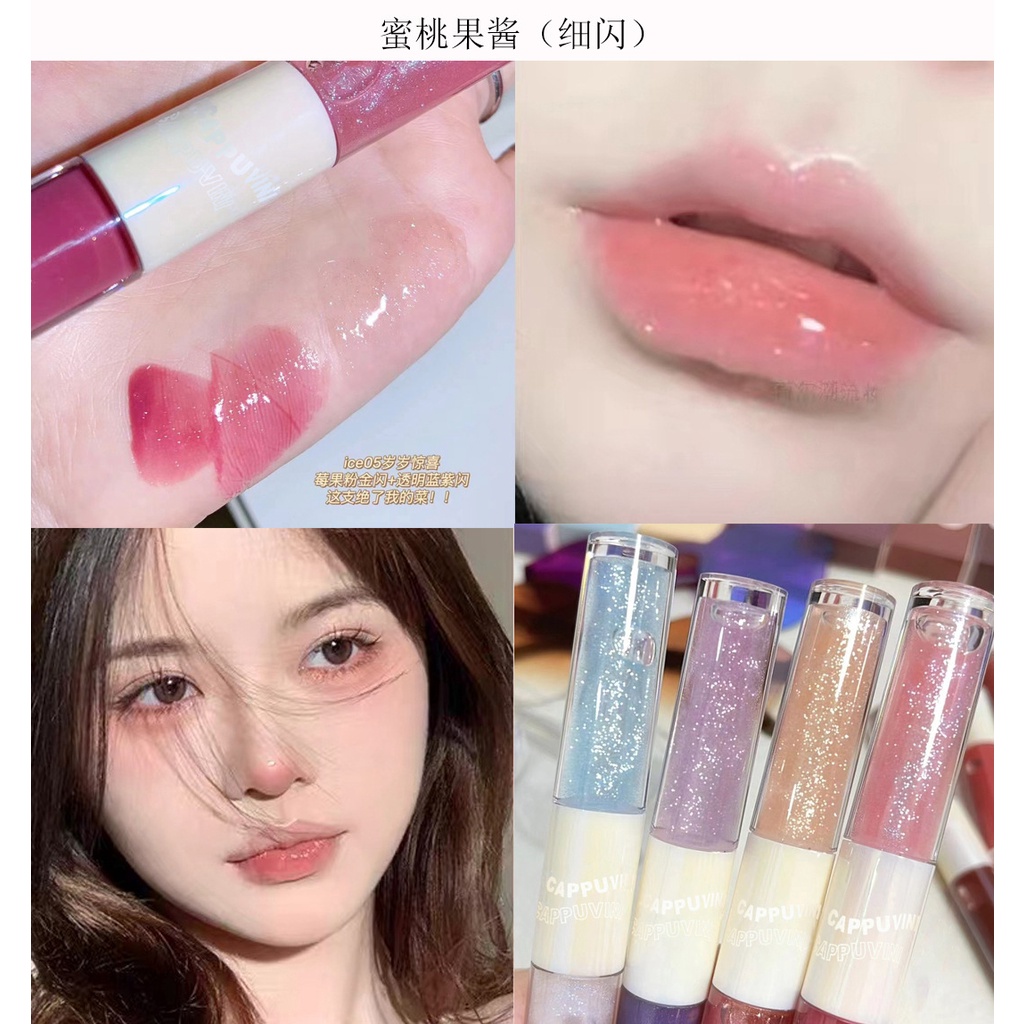 Son Môi Hai Đầu Dưỡng Ẩm Màu Sắc Tươi Tắn