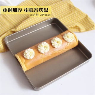 Khuôn bánh cuộn hình vuông chống dính cao cấp