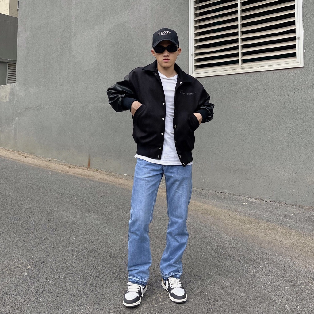 Quần Jeans Baggy Nam Ống Suông Rộng Dáng Đứng Snazzy Straight