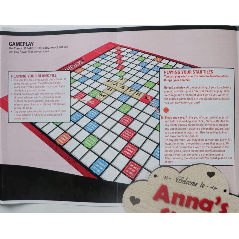 Trò chơi Scrabble - Xếp chữ tiếng anh