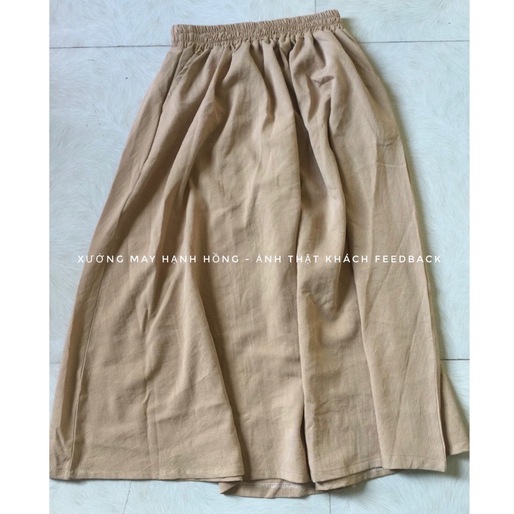 GIÁ SỈ - Chân váy trơn đũi hàn quốc ullzzang túi xẻ (ảnh thật/sẵn) 2 lớp | BigBuy360 - bigbuy360.vn