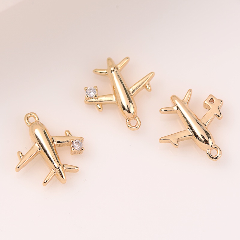 Mặt Dây Chuyền Hình Cây Kéo Bằng Đồng 14K Màu Vàng Kim diy