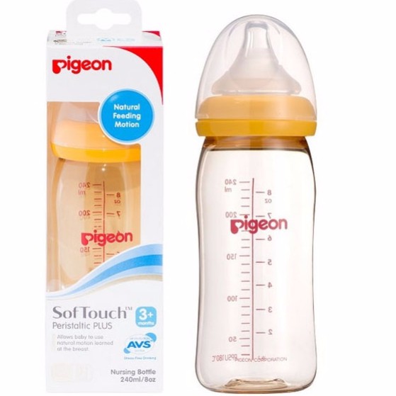 Bình sữa CR 240ml PP Plus pigeon