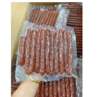 Bịch 500gr lạp xưởng tôm hút chân em
