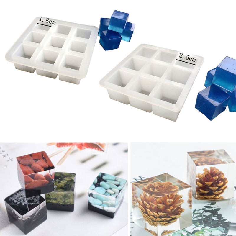Khuôn silicone làm mặt trang sức nhựa resin epoxy DIY