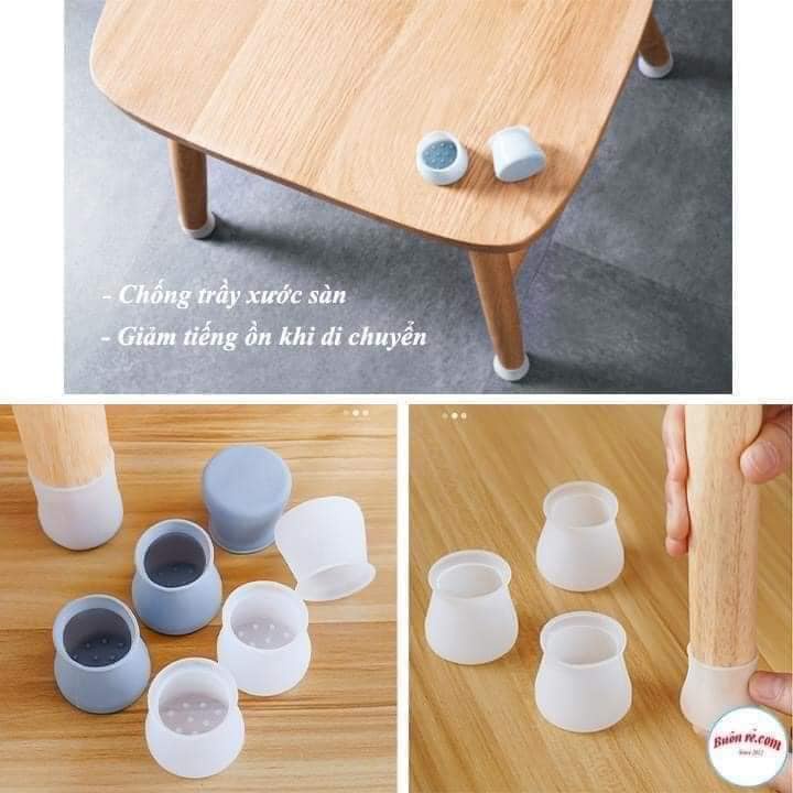 Bọc chân ghế Silicon  Bảo Vệ Chân Bàn Ghế Dẻo Dai Bền Bỉ
