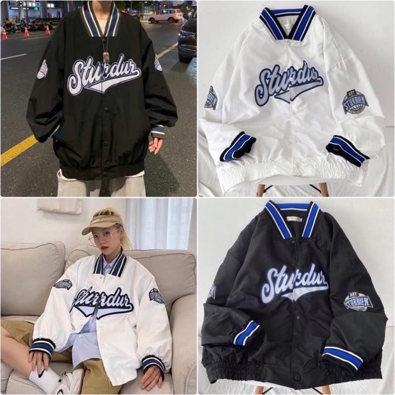 Áo Bomber Nam Nữ,Áo Khoác STURDUR Unisex Nam Nữ Chất Gió 2 Lớp from Rộng Bo Tay | BigBuy360 - bigbuy360.vn