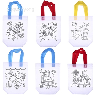 Bộ Túi Vải Vẽ Tranh Graffiti Bằng Vải Không Dệt Thân Thiện Với Môi Trường DIY