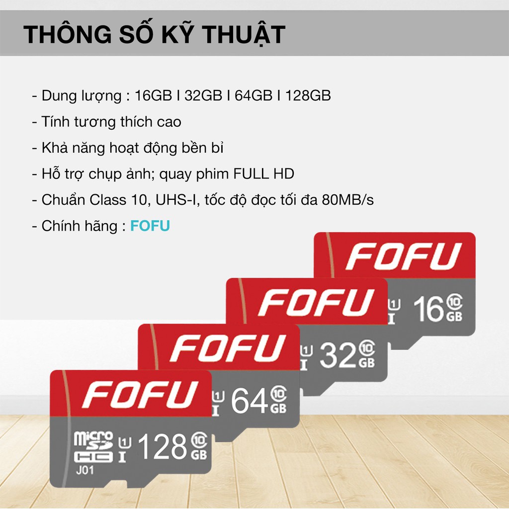 Thẻ Nhớ Chính Hãng Class 10 tốc độ cao chuyện dụng cho Camera IP wifi, Smartphone | BigBuy360 - bigbuy360.vn
