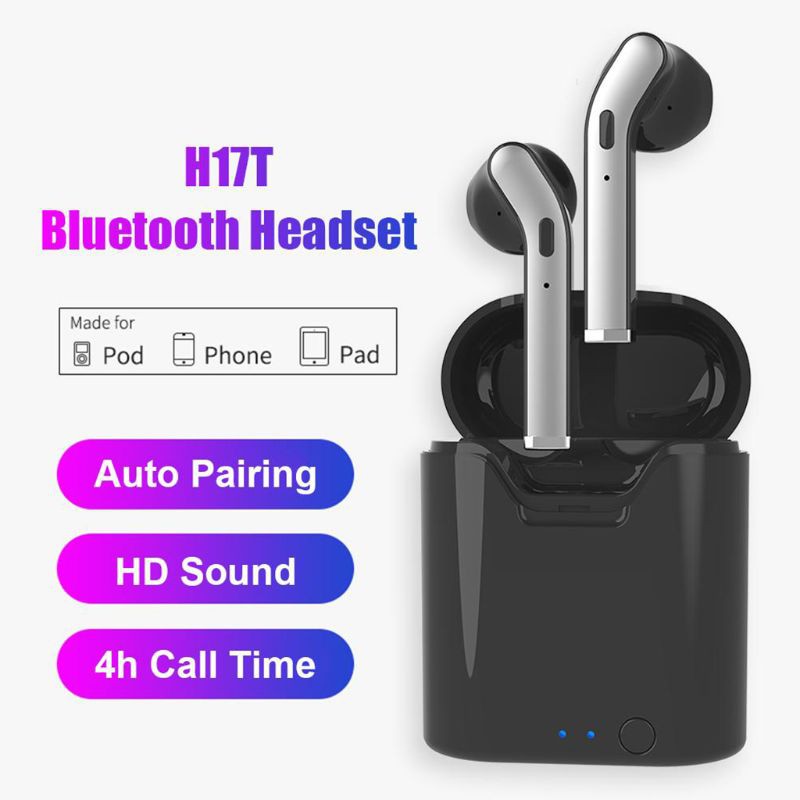 1 Cặp Tai Nghe Không Dây Bluetooth 5.0 H17T Tws