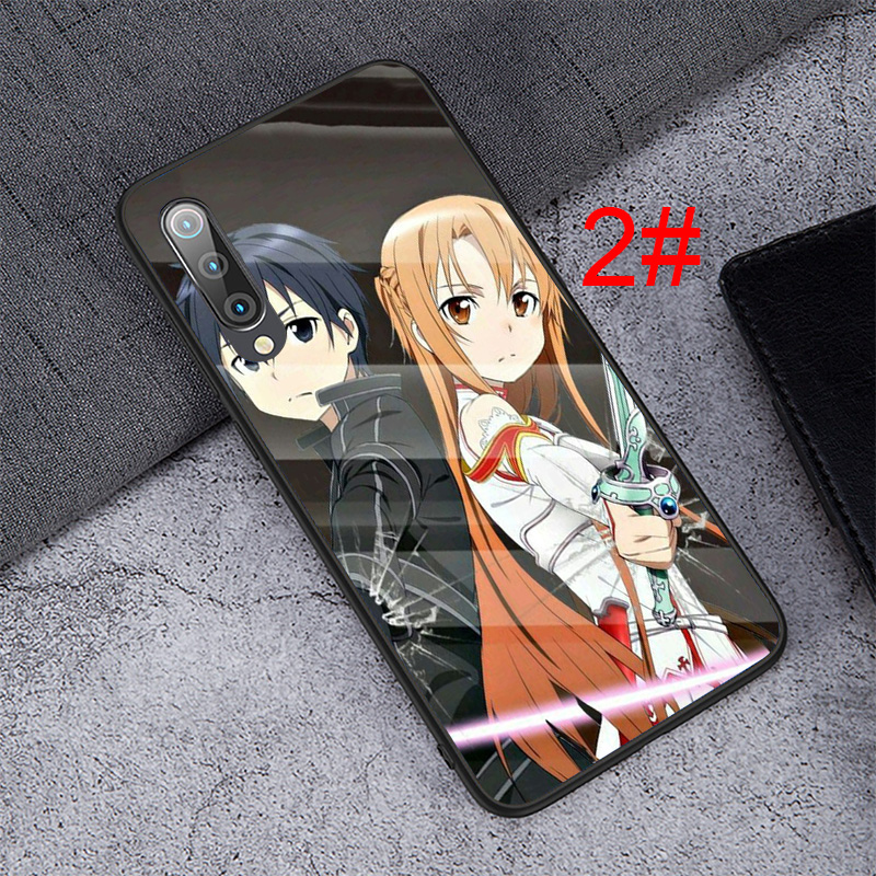 Ốp Lưng Mềm In Hình Sword Art Online Nhật Bản Cho Redmi Note 9 9s 8t 8 7 6 5 Pro 5a Prime 4x Poco X2