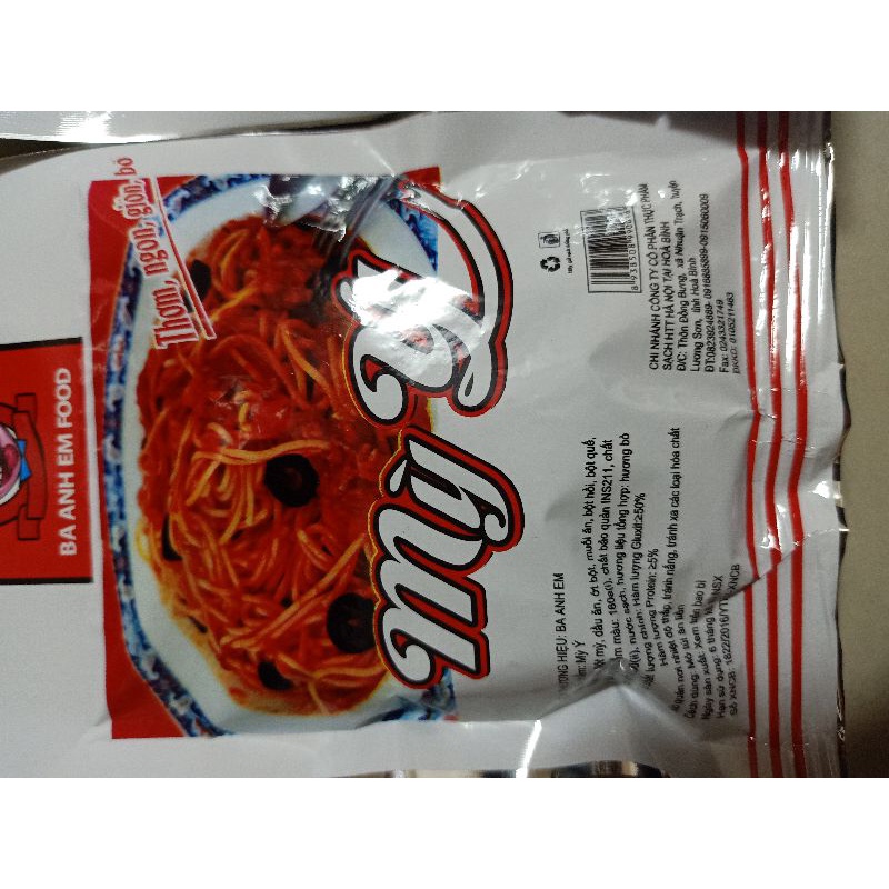 1 gói bim bim mỳ ý  BA ANH EM FOOD