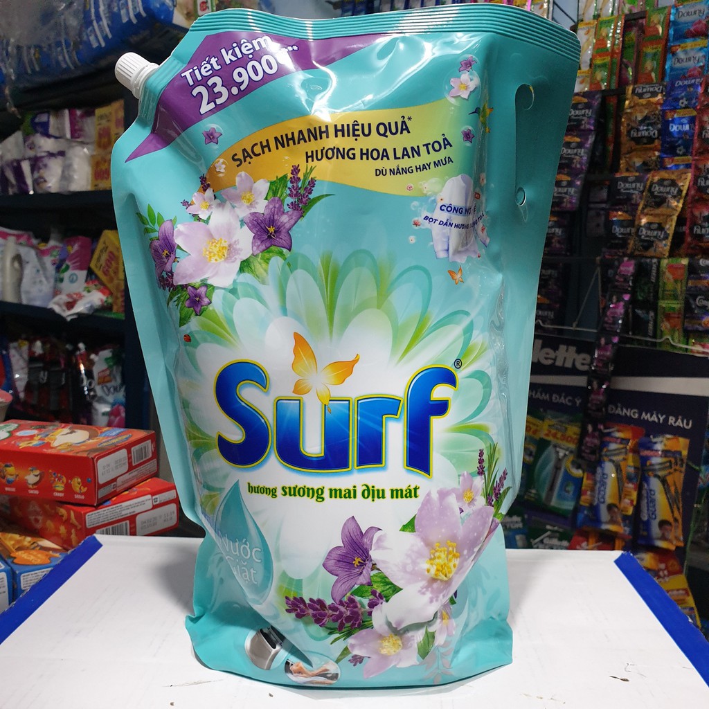 Túi nước giặt Surf 3.5kg quần áo trắng sạch ngát hương thơm