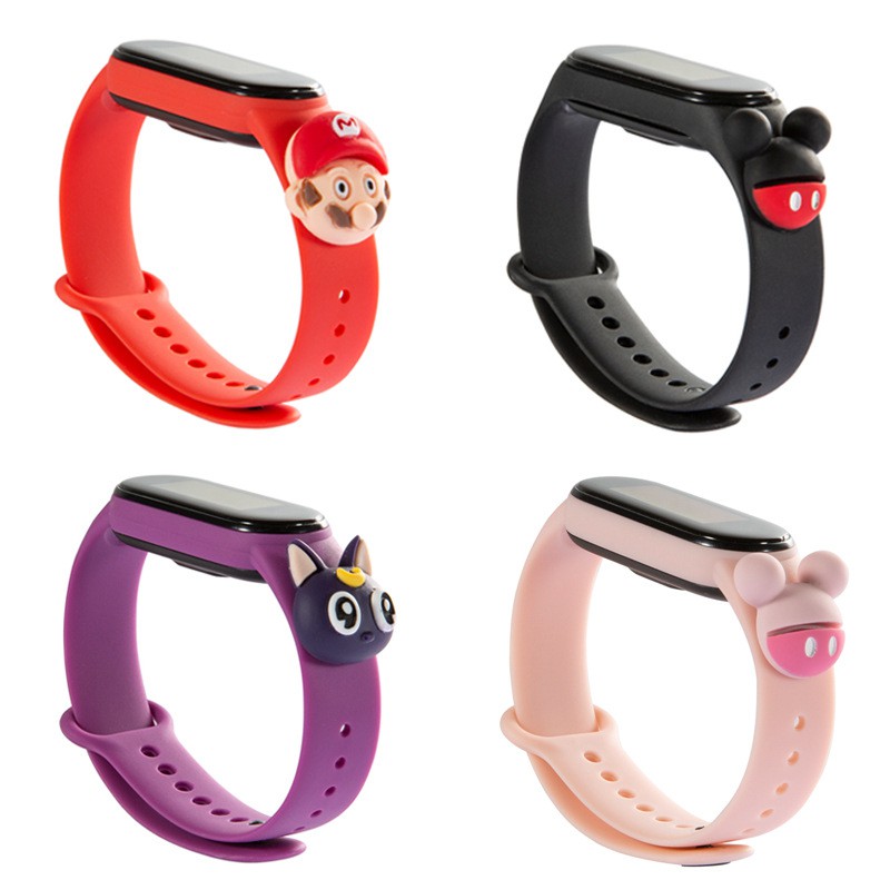 Dây Miband 5 Mickey Style Disney (Siêu Rẻ)