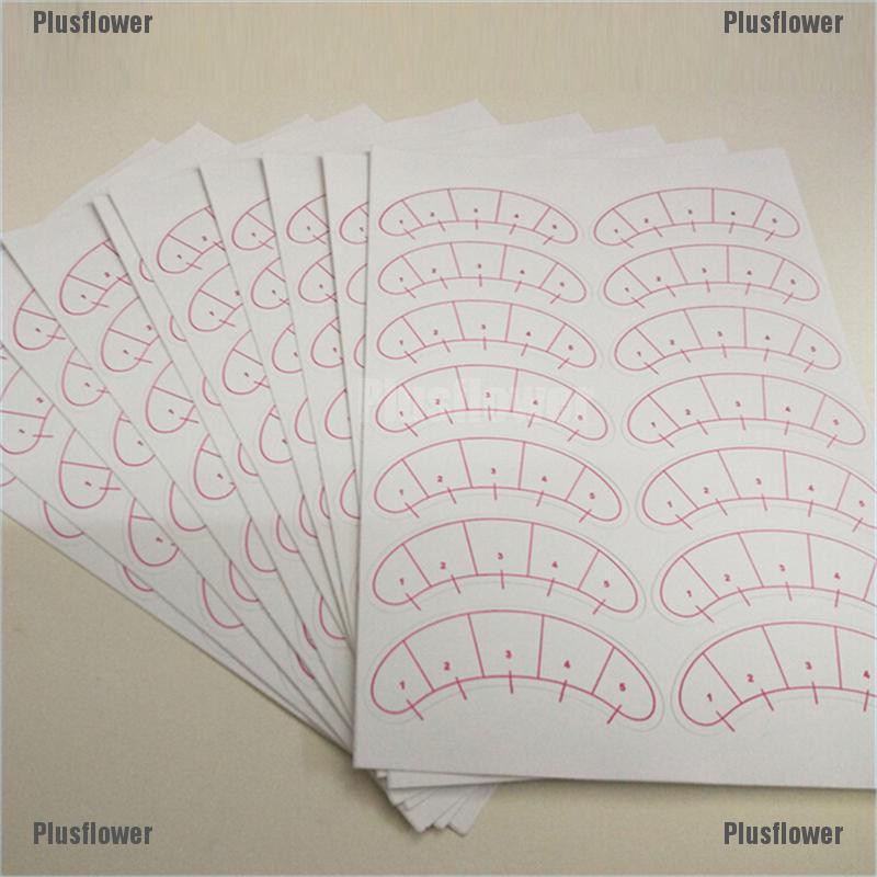 Plusflower 70 Pairs Make Up Under Eye Gel Eyelash Extensions Pads Stickers Patches Tape Kit