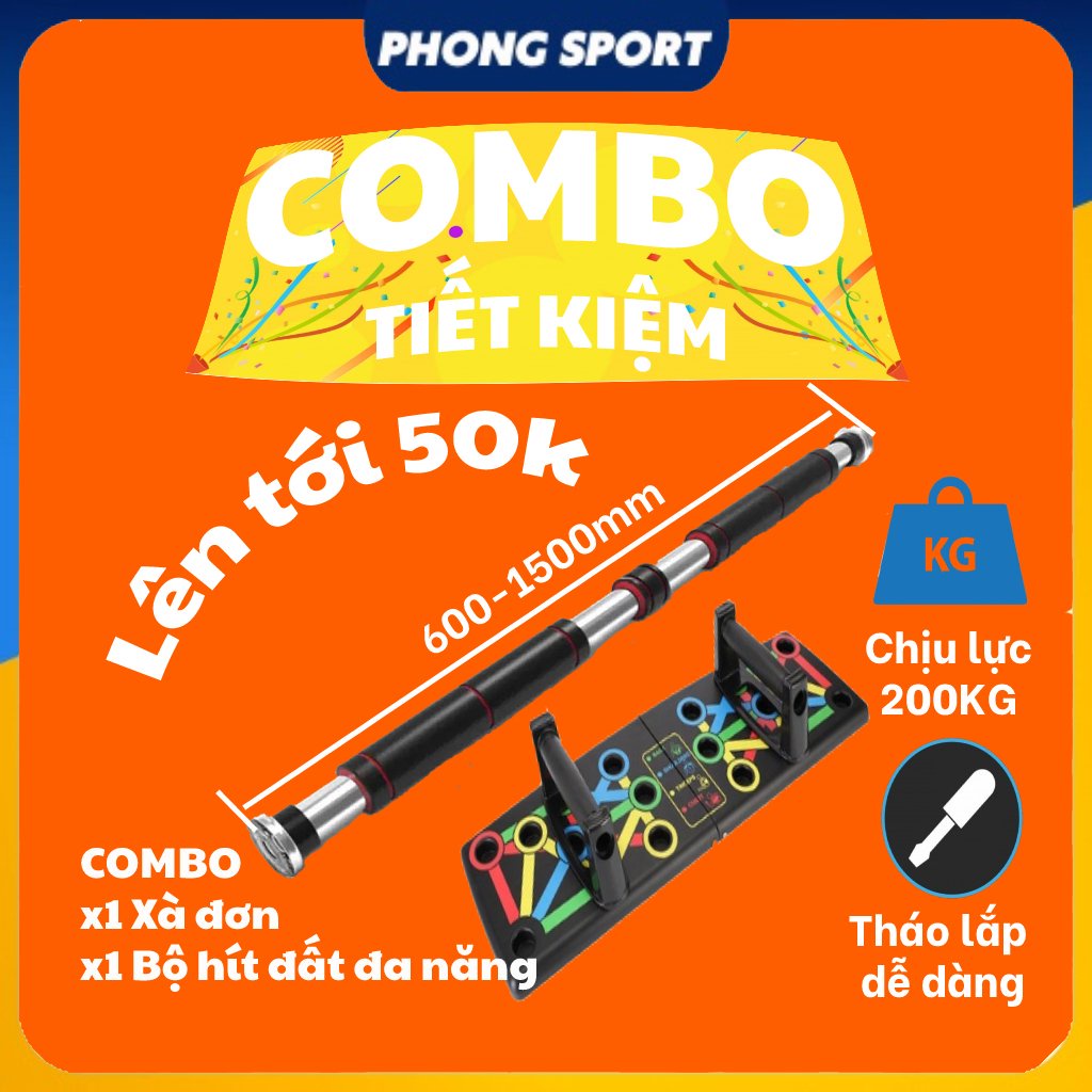 Xà Đơn COMBO HÍT ĐẤT  Tùy chỉnh kích thước Gắn Tường