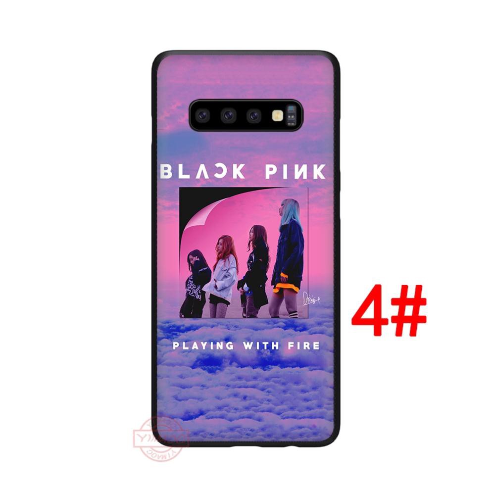 Ốp điện thoại in hình BLACKPINK cho Samsung Galaxy S7 Edge S8 S9 S10 Plus Note 8 9