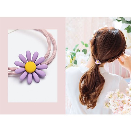 [QUÀ TẶNG KHÔNG BÁN] Set Dây Buộc Tóc Hoa Cúc  Malissa Kiss 1g | BigBuy360 - bigbuy360.vn