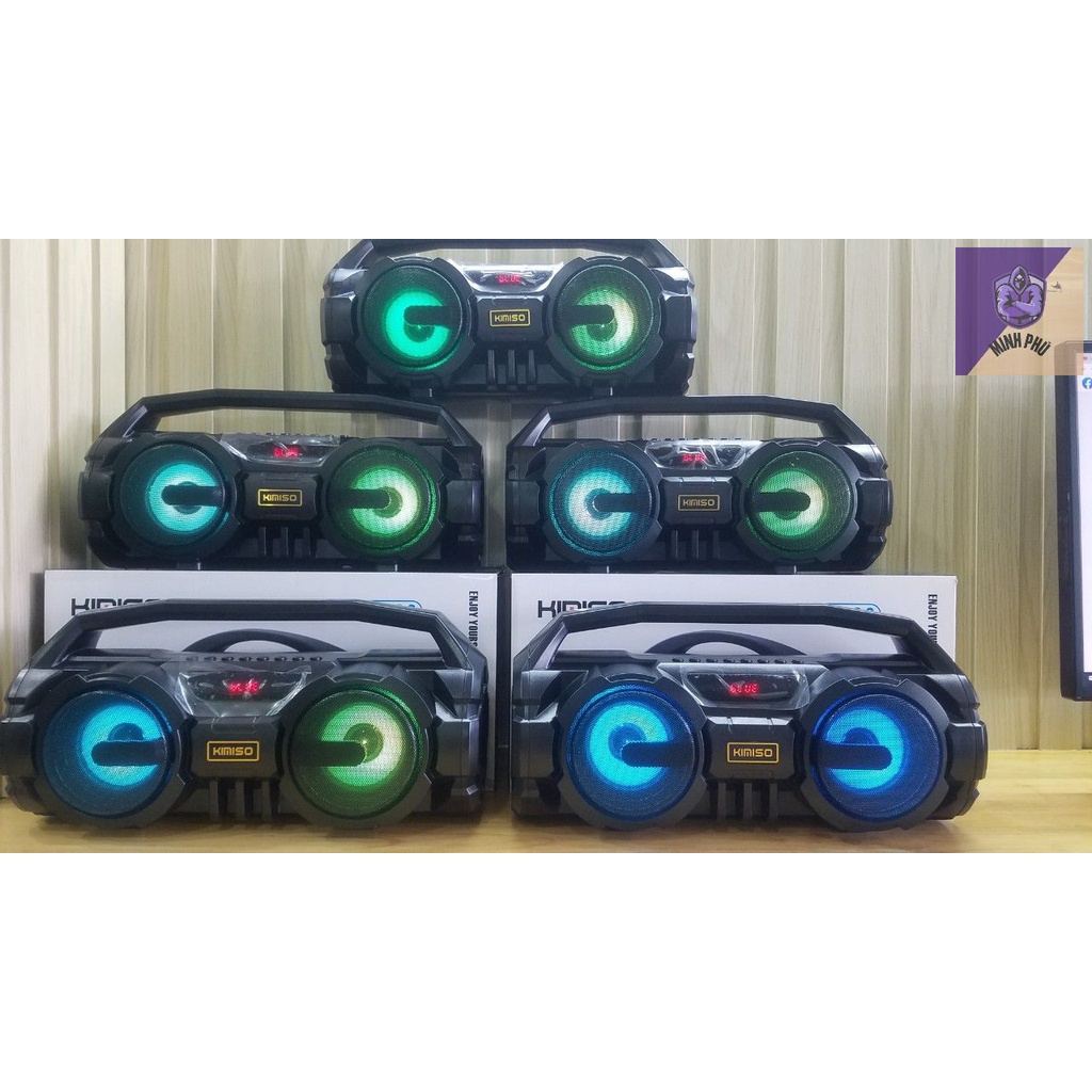 Loa Bluetooth KIMISO KM-S1 -S2 - Tặng Kèm Mic Hát Karaoke -Bảo  Hành 3 Năm -Hàng Loại 1