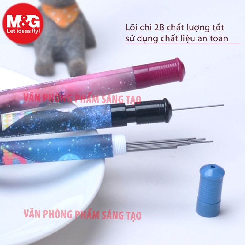 Ruột chì kim thay thế 2B nét 0.5 và 0.7 chất lượng giá tốt, ngòi chì dài sáng mịn không dễ gãy