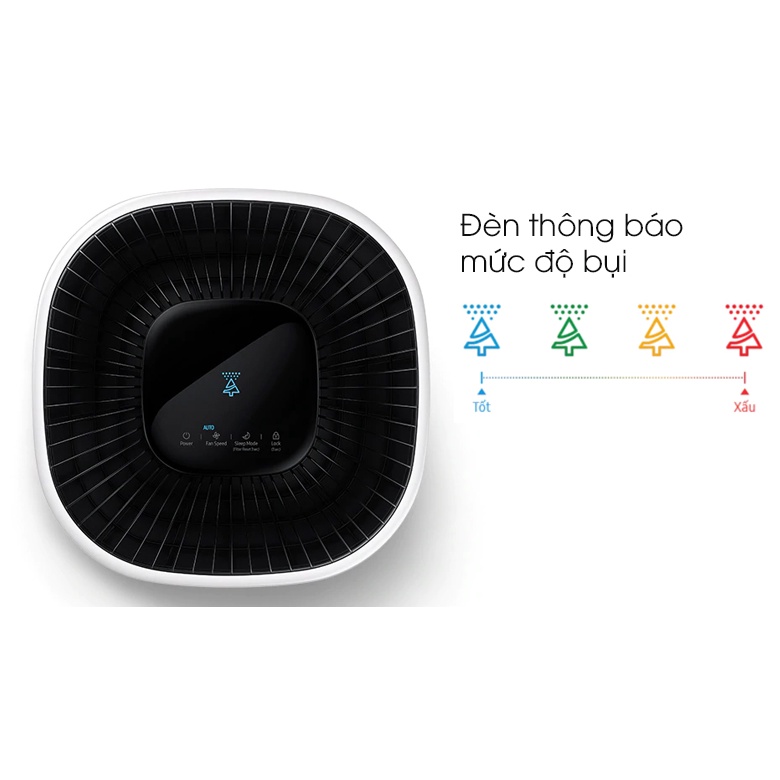 Nhập khẩu Thái Lan -Máy lọc không khí Samsung AX34R3020WW/SV lọc bụi mịn PM0.3, kháng khuẩn 99.9%-Hàng chính hãng