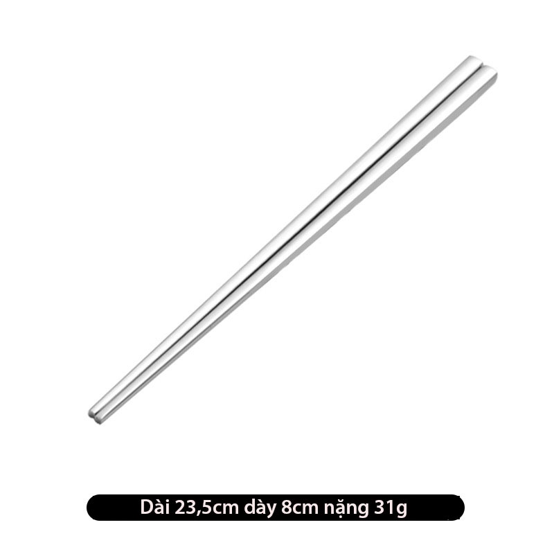 Đũa inox 304 chống trơn trượt cao cấp - LOKING