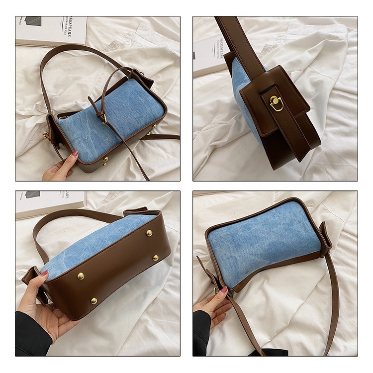 Túi Đeo JASMIN NOIR Chéo Da PU Hình Gối Đơn Giản Cho Nữ