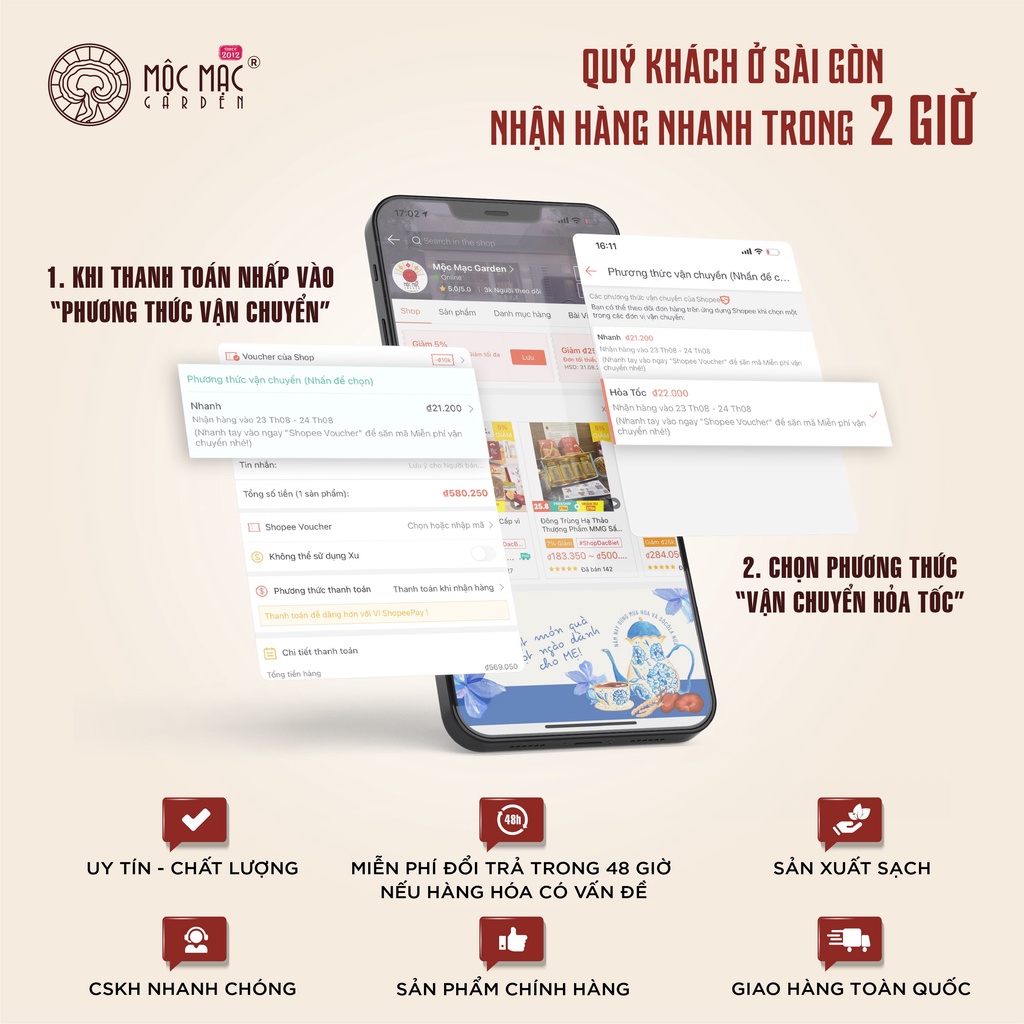 Hộp Nấm Linh Chi Xay nhuyễn thượng hạng