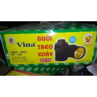 Đuôi đèn xoáy treo