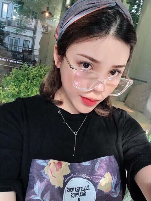 [GIÁ SỈ] MẮT KÍNH THỜI TRANG CHỮ V TRONG SUỐT GỌNG VÀNG SANG CHẢNH | BigBuy360 - bigbuy360.vn